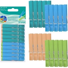 Прищепки для белья 20шт. MULTIDOM Прищепки для белья 20шт. LF75-14