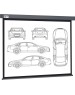 CACTUS Экран Wallscreen CS-PSW-168X299-SG, 299х168 см, 16:9, настенно-потолочный серый
