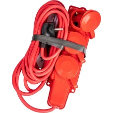 Удлинитель колодка КОСМОС YKsm5m-3g(16A)KG-R рыжий