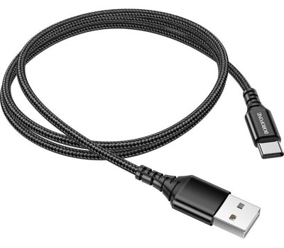 Кабель BOROFONE (6931474745835) BX54aUSB 2.4A Type-C черный - 1,0m