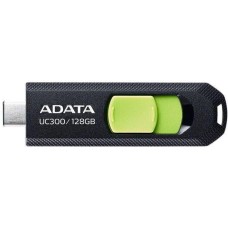 A-DATA Флеш Диск 128GB Type-C UC300 ACHO-UC300-128G-RBK/GN USB3.2 черный/зеленый