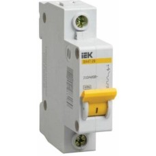 IEK Выключатель автоматический MVA20-1-006-C ВА47-29 6A тип C 4.5kA 1П 230/400В 1мод белый (упак.:1шт)