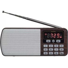 Радиоприемник PERFEO (PF_D0567) ЕГЕРЬ , коричневый