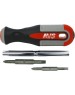 Отвертка AVS TOOLS OSK-4 комбинированная 4в1 (175 мм)