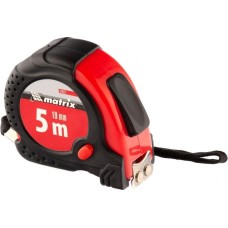 Рулетка MATRIX Рулетка Status Magnet fixation,5 м х 19 мм,обрезиненный корпус,зацеп с магнитом 31023