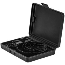 KRANZ Набор кольцевых пил по дереву, 19-127 мм, 16 предметов