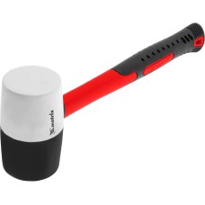 Киянка MATRIX Киянка резиновая, 680 г, черно-белая резина, фибергласовая рукоятка 11172