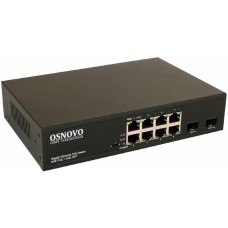 Коммутатор OSNOVO Коммутатор SW-80802(150W), неуправляемый