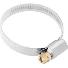 СИБРТЕХ Хомуты нержавеющая сталь, Стандартное болтовое крепление 32-50 мм, 50 штук в упаковке, ширина 9 мм 47582