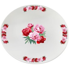 POMI D'ORO P300029 Peonies Набор обеденных тарелок 27 см, 4 шт