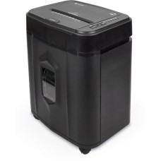 HELEOS Шредер АП20-4 черный с автоподачей (секр.P-4) фрагменты 131лист. 20лтр. скрепки скобы пл.карты