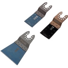 DENZEL Набор насадок для МФИ по дереву и металлу, 3 шт 782403