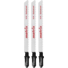 MATRIX Полотна для электролобзика по дереву с покрыт, 3 шт, T101AIF, 72 x 1.7 мм, Bimetal 78230