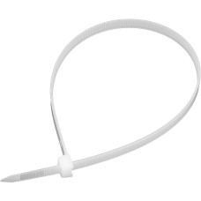 СИБРТЕХ Хомуты, 400 х 8 мм, пластиковые, белые, 50 шт 45582