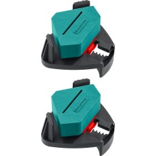 KRAFTOOL CCS, два диапазона зажима 10 - 22/22 - 40 мм, 2 шт, пружинный угловой зажим (32205)