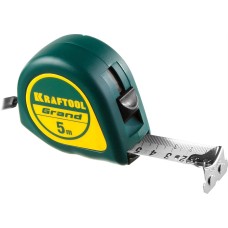 KRAFTOOL Grand, 5 м х 25 мм, рулетка (34022-05-25)