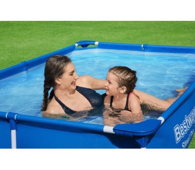 Бассейн BESTWAY Каркасный бассейн 221 х 150 х 43см 1200л Steel Pro 56401 (004871)