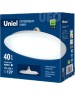 Лампа декоративная светодиодная UNIEL (UL-00004574) LED-U220-40W/4000K/E27/FR PLU01WH