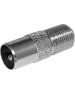 Переходник REXANT (06-0025-A) ПЕРЕХОДНИК АНТЕННЫЙ, (ГНЕЗДО F - ШТЕКЕР TV), (1ШТ.)