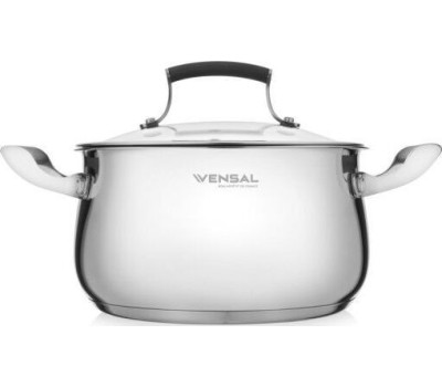 КАСТРЮЛИ VENSAL 1518VS Кастрюля с крышкой Vensal Nouvel accord из нержавеющей стали 6,1л (24см)