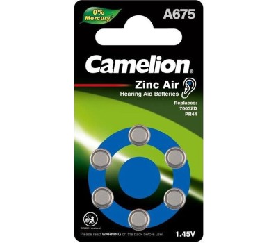 Элементы питания CAMELION (12826) ZA675 BL-6