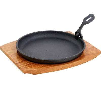 Сковорода MYRON COOK MC2215 чугунная съемн/руч 21см на подставке