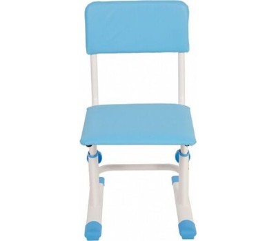 Стул POLINI Стул для школьника регулируемый Polini kids City / Polini kids Smart S, белый-синий (1кор)