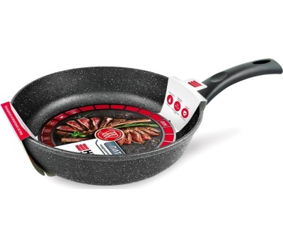 Сковорода НЕВА МЕТАЛЛ ПОСУДА L18126i а/пр литая 26см индукция Гранит 550000520