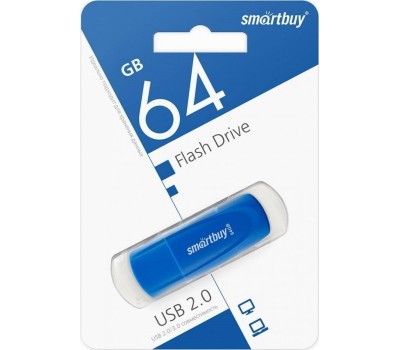 USB-флэш SMARTBUY (SB064GB2SCB) UFD 2.0 064GB Scout Blue синий