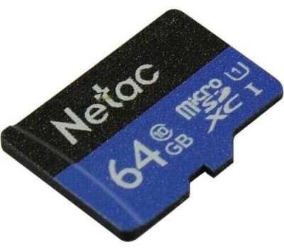 NETAC Micro SecureDigital 64GB microSDXC Class10 NT02P500STN-064G-S P500 w/o adapter