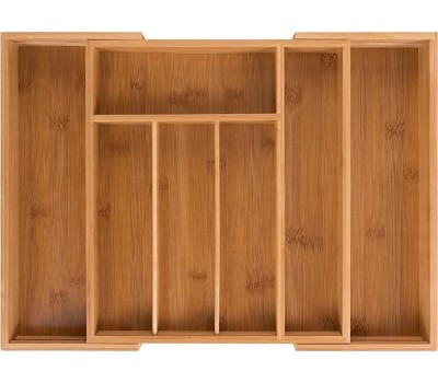 Лоток для столовых приборов UNISTOR JERRY раздвижной из 7-ми секций встраиваемый в выдвижной ящик 211287