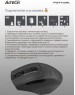 A4TECH Мышь Fstyler FG30S серый/синий оптическая (2000dpi) silent беспроводная USB (5but)