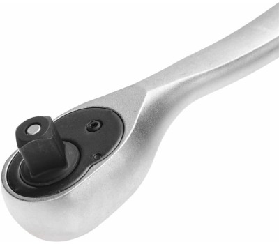 Ключ-трещотка KRANZ (KR-12-8401) Ключ-трещотка для торцовых головок 1/2, СrV, 72 зубца