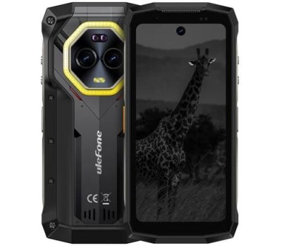 Смартфон ULEFONE Смартфон Armor Mini 20 Pro 8+256 Black/4.7” 90Hz HD+/MTK6300 5G/And14/50+64 Infrared/32MP/6200mAh
