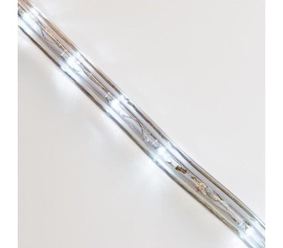 Лента светодиодная NEON-NIGHT Дюралайт LED двухжильный 230В 10мм 24 LED/м БЕЛЫЙ постоянное свечение модуль 1м бухта 100м