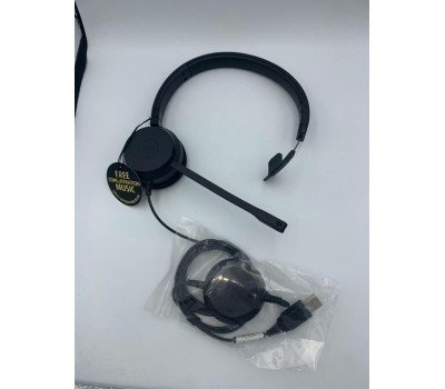 JABRA Гарнитура Evolve 20 MS Mono, для контактных центров, накладные, проводные, моно, черный [4993-823-109]