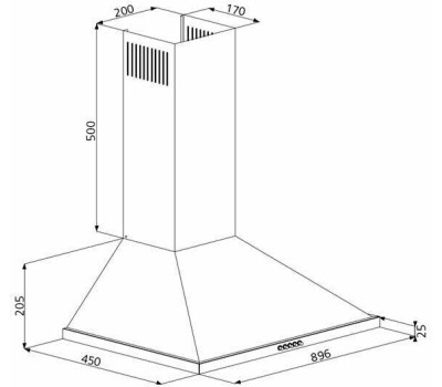 Вытяжка SIMFER 8960SM