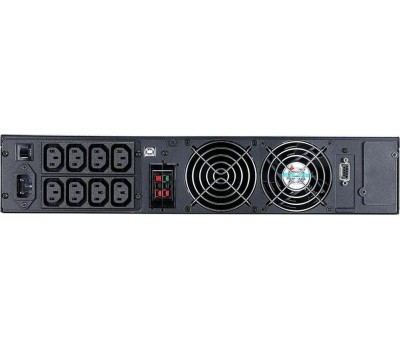 PowerCom Macan MRT-2000SE ИБП {Online, 2000VA / 2000W, Rack/Tower, IEC, LCD, Serial+USB, SNMPslot, подкл. доп. батарей} (1075913)