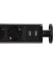 PREMIER Сетевой разветвитель 3R USB, 1.8м, черный [px/bl-vrt-3r-2usb-blk]