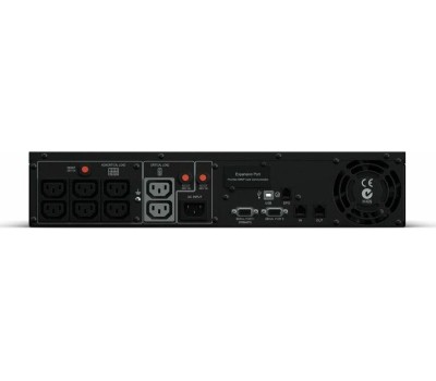 ИБП CYBERPOWER ИБП PR1000ELCDRT2UA {Line-Interactive, 1000VA/900W USB/RS-232/Dry/EPO/SNMPslot/RJ11/45 (8 С13) 12В/7 Ач х 4}