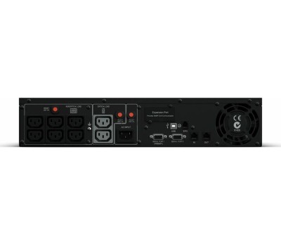 ИБП CYBERPOWER ИБП PR1000ELCDRT2UA {Line-Interactive, 1000VA/900W USB/RS-232/Dry/EPO/SNMPslot/RJ11/45 (8 С13) 12В/7 Ач х 4}