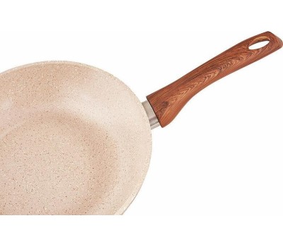 Сковорода ТРАДИЦИЯ Сковорода а/пр литая 28см Миндаль ТМ