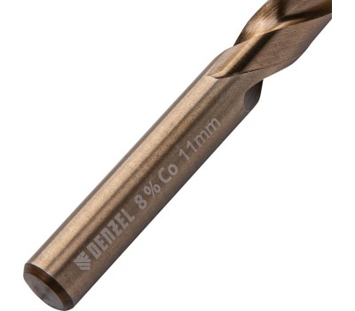 Сверло DENZEL Сверло по металлу, 11 мм, HSS Co-8%// 71461