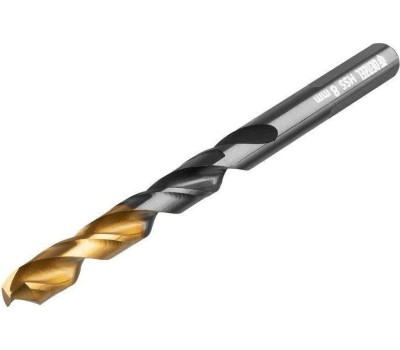 Сверло DENZEL Сверло по металлу, 8 мм, HSS-Tin, Golden Tip, 8 шт. 717219