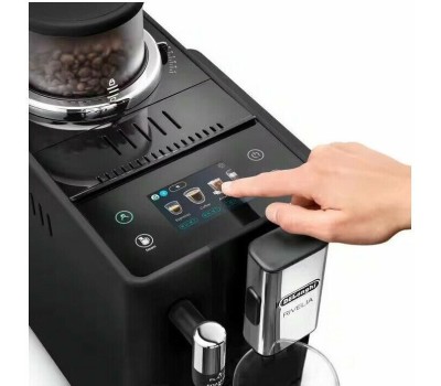 DELONGHI Кофемашина автоматическая Rivelia EXAM440.35. B, 19Бар, с ручным капучинатором, черный