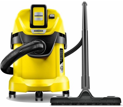 KARCHER Строительный пылесос WD 3 Battery Set *EU-II, аккумуляторный, желтый [1.629-911.0]