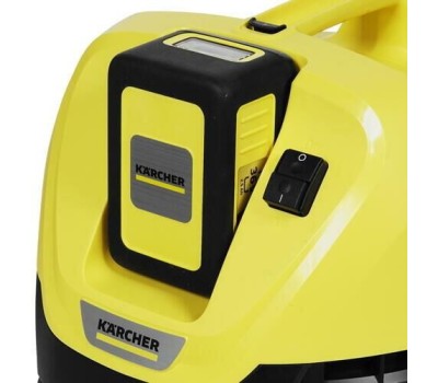 KARCHER Строительный пылесос WD 3 Battery Set *EU-II, аккумуляторный, желтый [1.629-911.0]