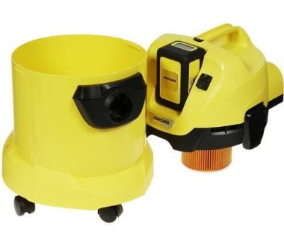 KARCHER Строительный пылесос WD 3 Battery Set *EU-II, аккумуляторный, желтый [1.629-911.0]