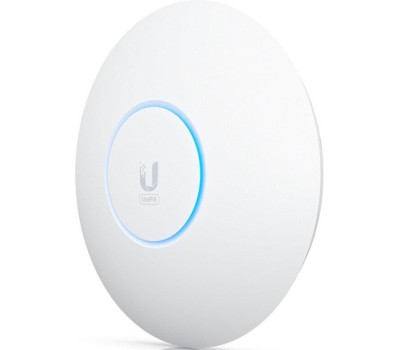 UBIQUITI Точка доступа UniFi U6-Enterprise, AX10000, 2.4/5/6ГГц, +5 ГГЦ, 1xRJ45, белый