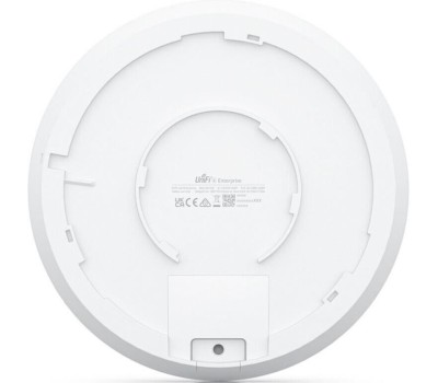 UBIQUITI Точка доступа UniFi U6-Enterprise, AX10000, 2.4/5/6ГГц, +5 ГГЦ, 1xRJ45, белый